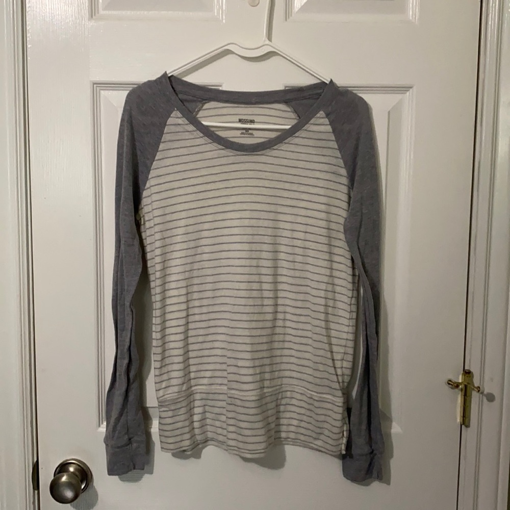 Striped long sleeve tee